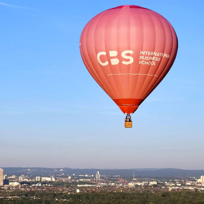 Matercard-Ballon an der Streif