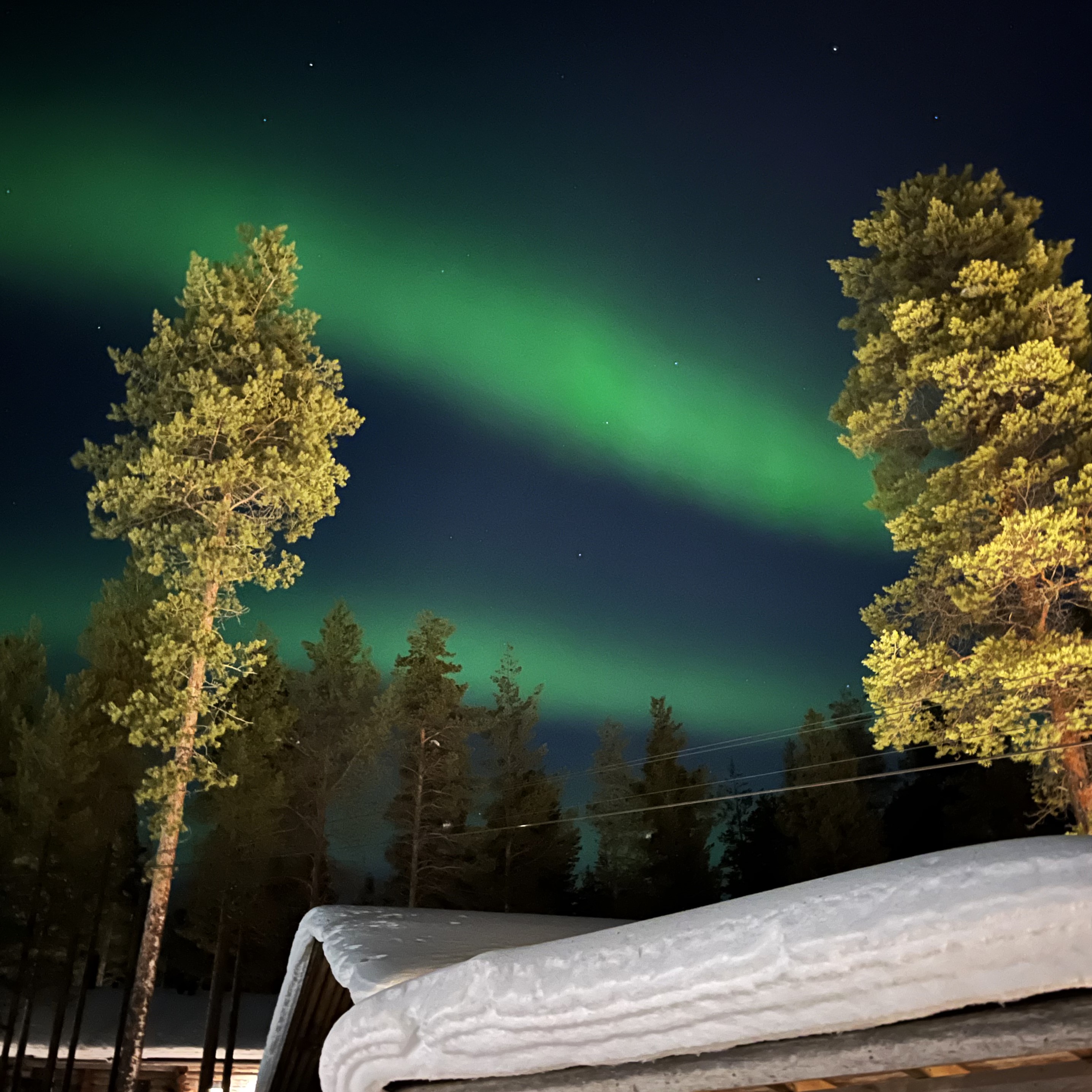 Polarlichter in Lappland