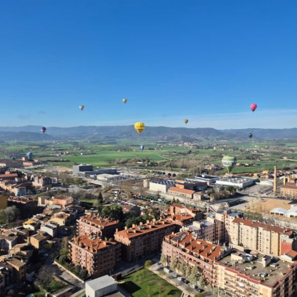 Ballonfahrt im katalonischen Vic