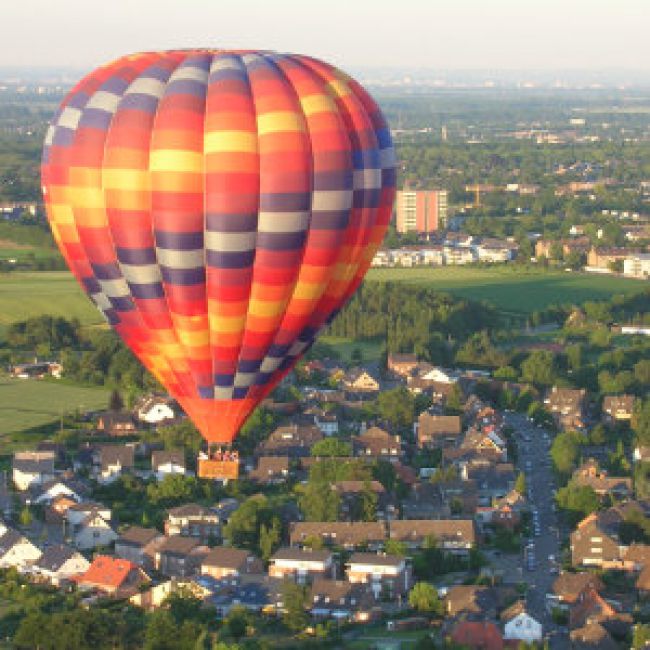 Ballonfahrt über Köln